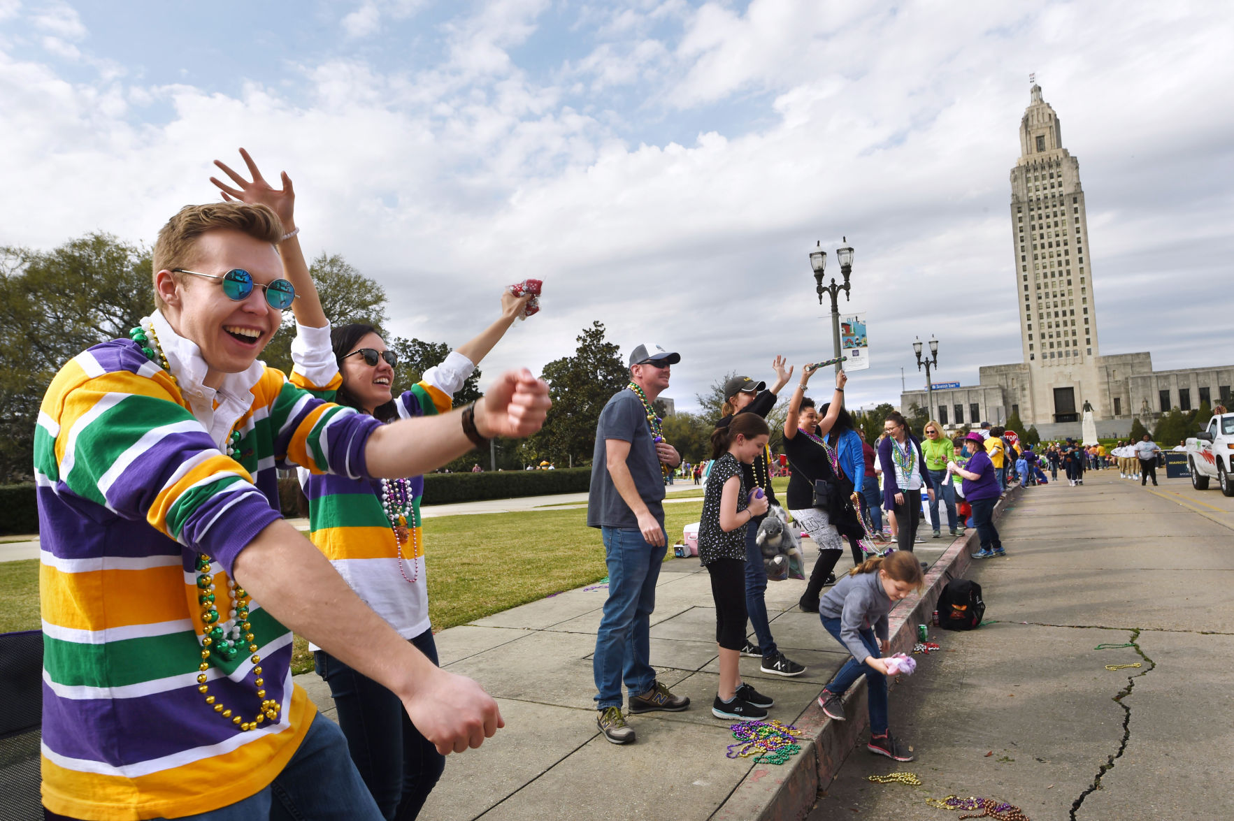 Photos & Video Krewe Mystique de la Capitale Mardi Gras parade rolls in Baton Rouge Photos