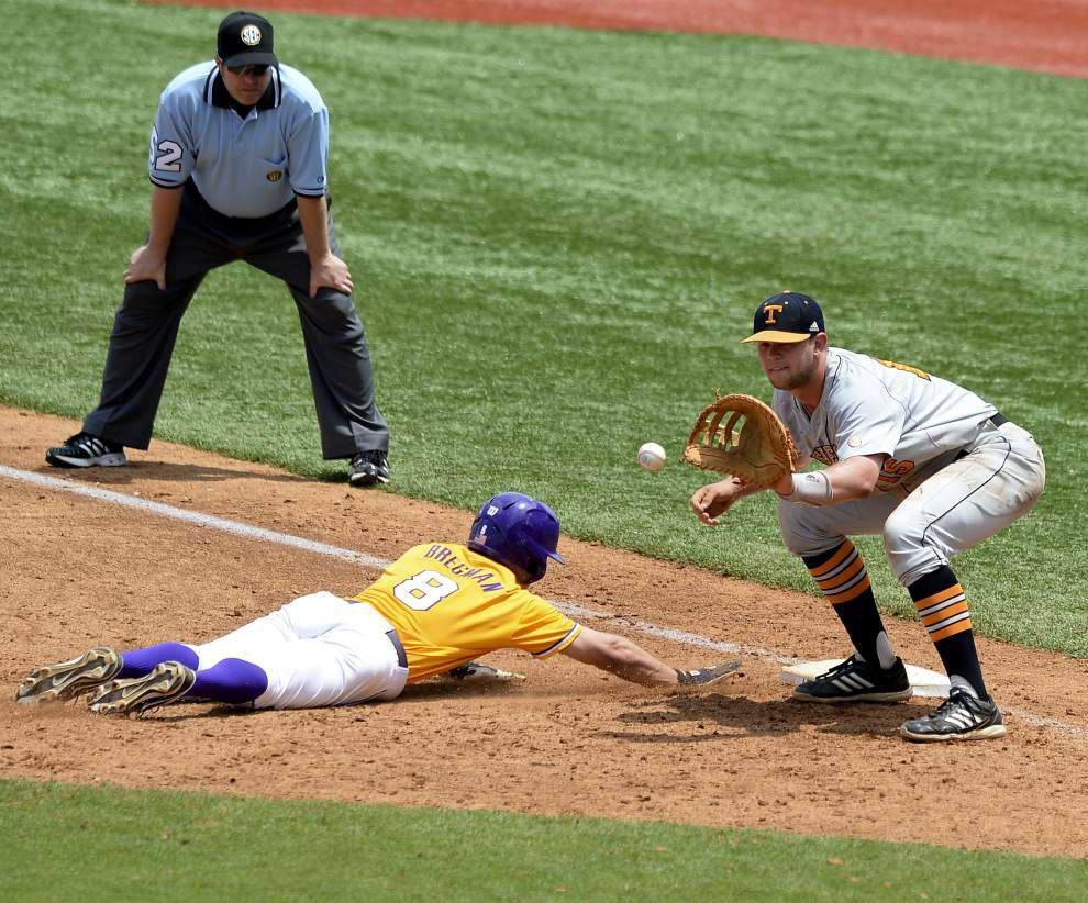 LSU beats Tennessee 9-4 to win fourth straight SEC series _lowres