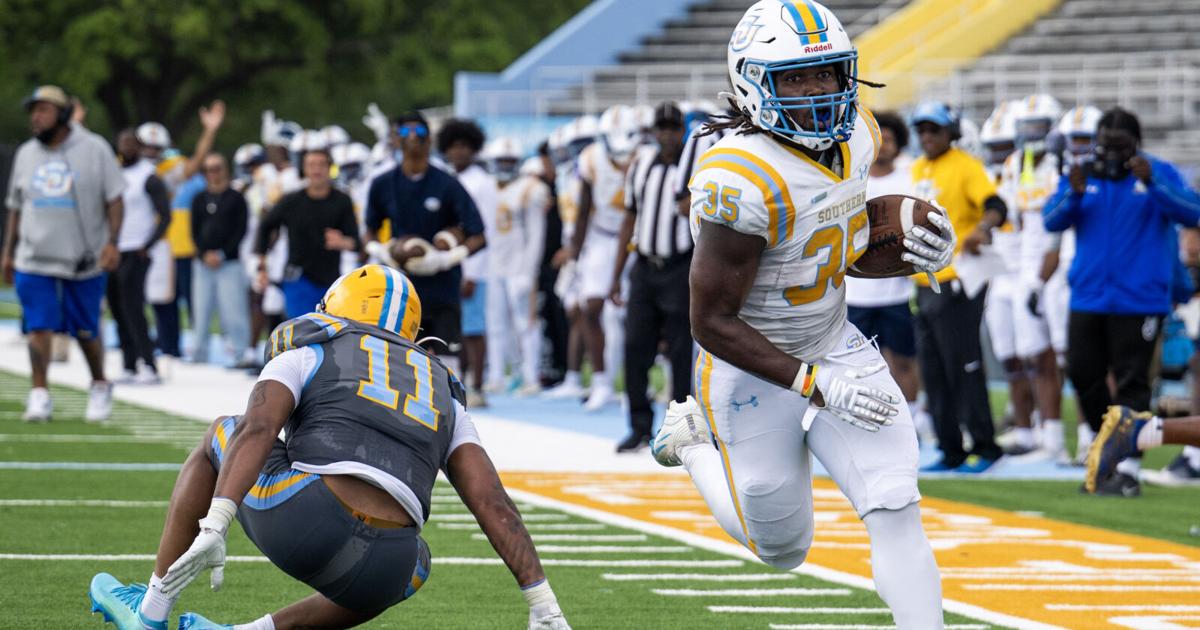 Shon Rountree Football Photos: Rain can’t dampen Southern football’s Spring Showcase | Sports ...