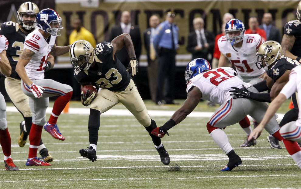 Source: Saints running back Marcus Murphy might miss multiple games with ankle injury _lowres