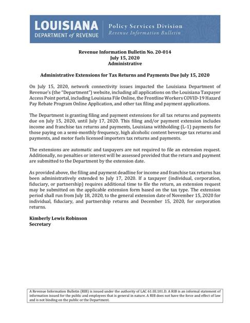 Louisiana Department Of Revenue Theadvocate Com