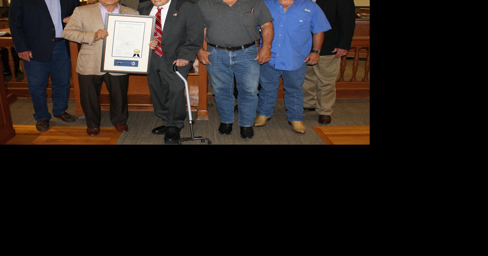 Donaldsonville World War II veteran honored by parish council