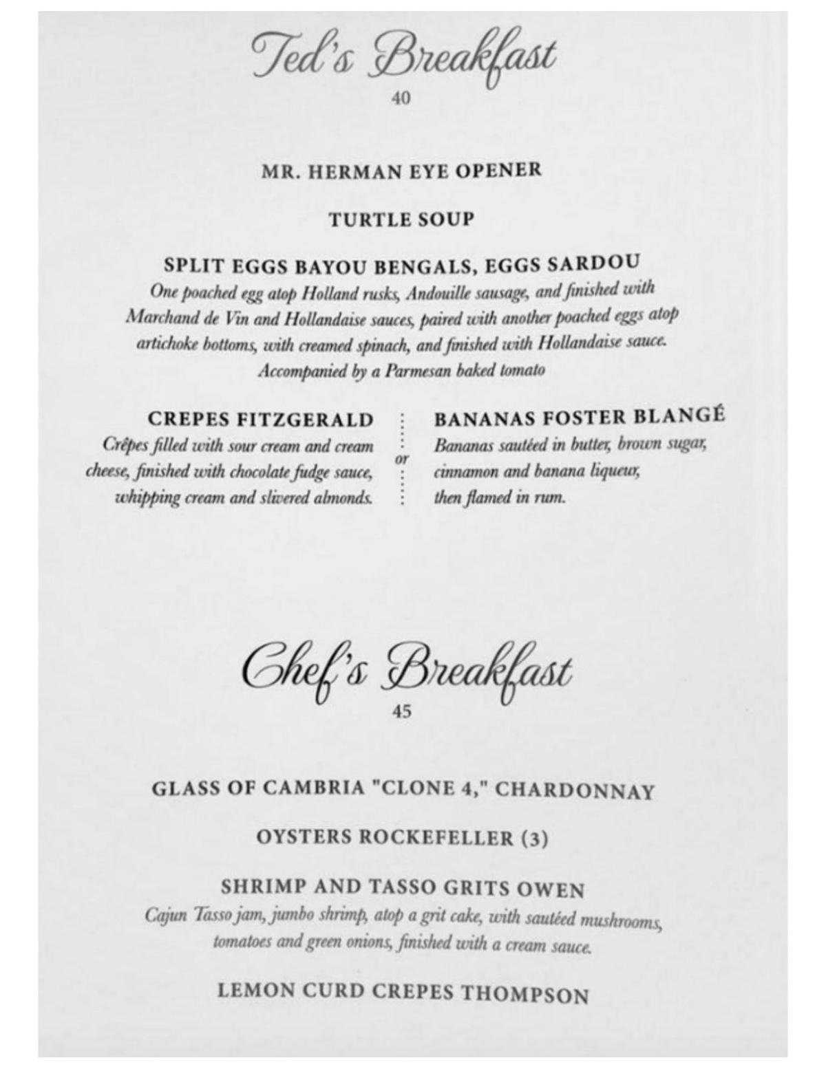Blessing Restaurant Menu Blessing Restaurant Menu