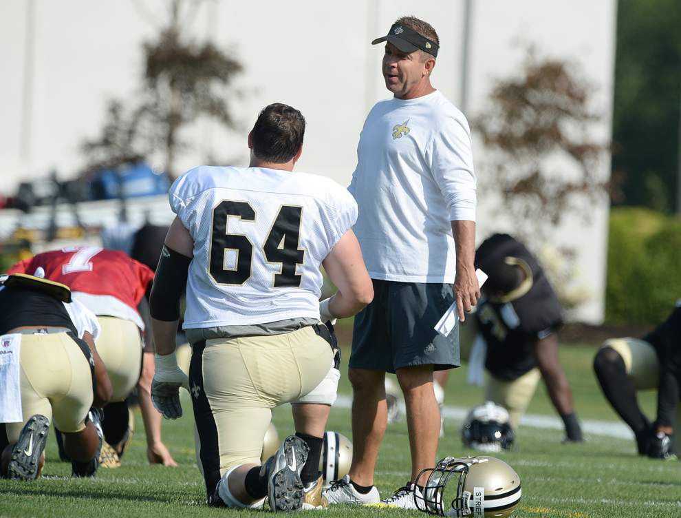 Reports from the Saints' Wednesday morning practice _lowres