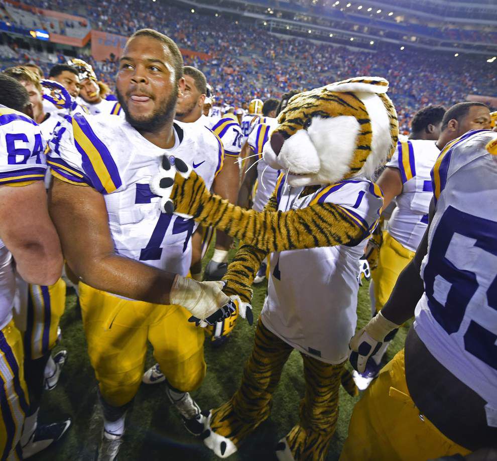 Video: LSU offensive tackle Vadal Alexander says the Tigers and Notre Dame can beat any given team on any given day _lowres