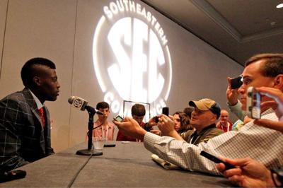 Live updates from Wednesday's SEC media day with LSU _lowres