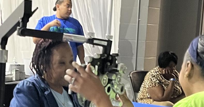 Hundreds turn out for free health clinic in Donaldsonville