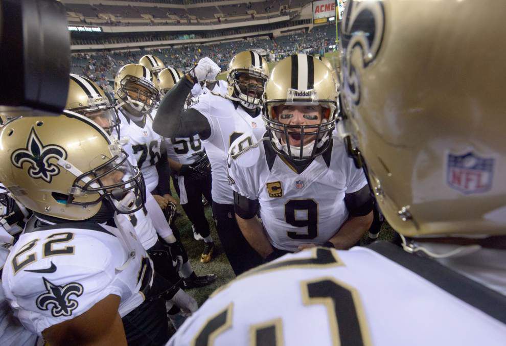 New Orleans Saints Pregame Huddle vs Philadelphia Eagles