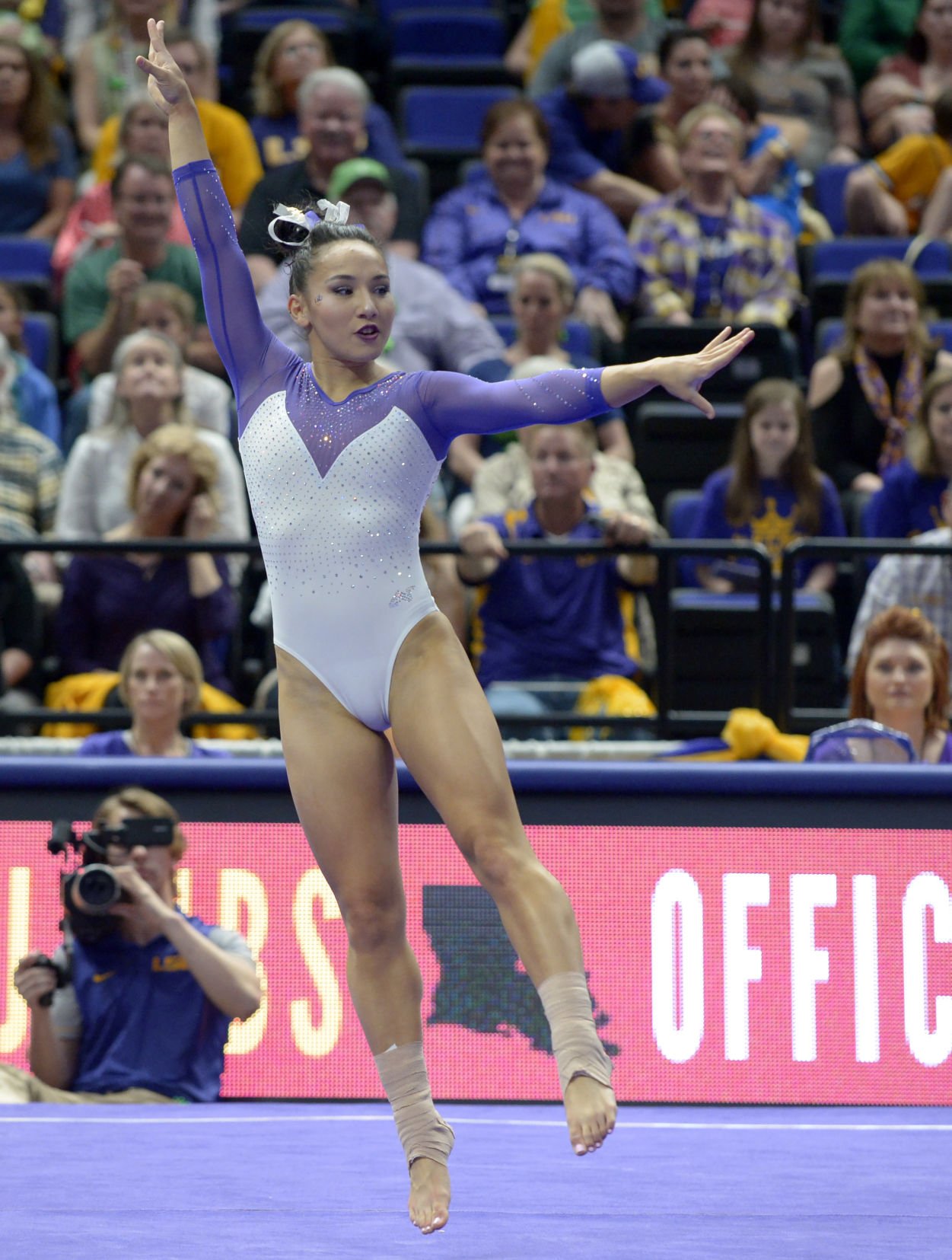 LSU Gymnastics Team Not Overly Concerned About Change In Routine For ...