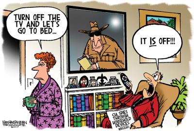 Walt Handelsman Turn Off The Tv Opinion Theadvocate Com