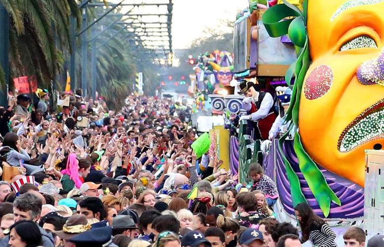  Mardi Gras Bra Tree New Orleans parade show me