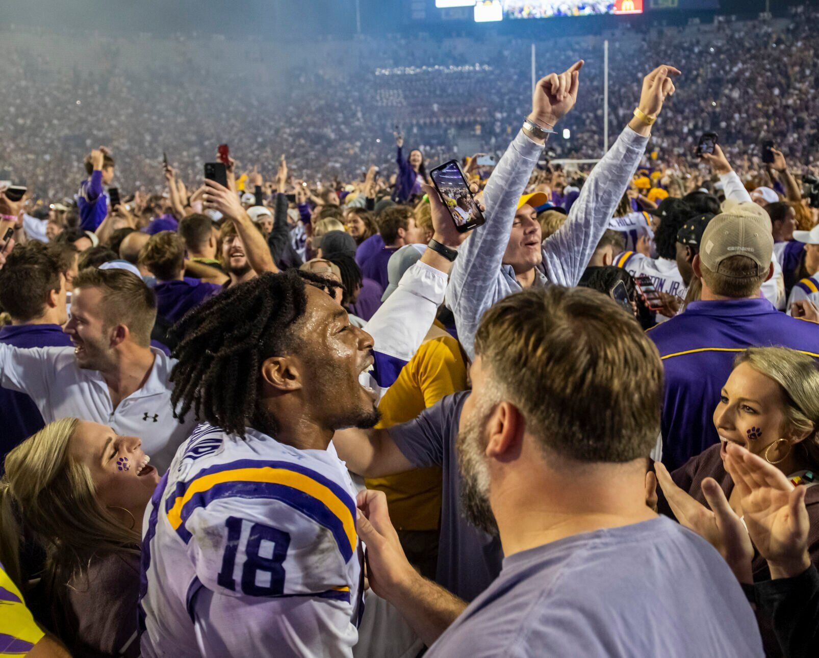 LSU Fans Took To The Field Again After Defeating Alabama. This Is What ...