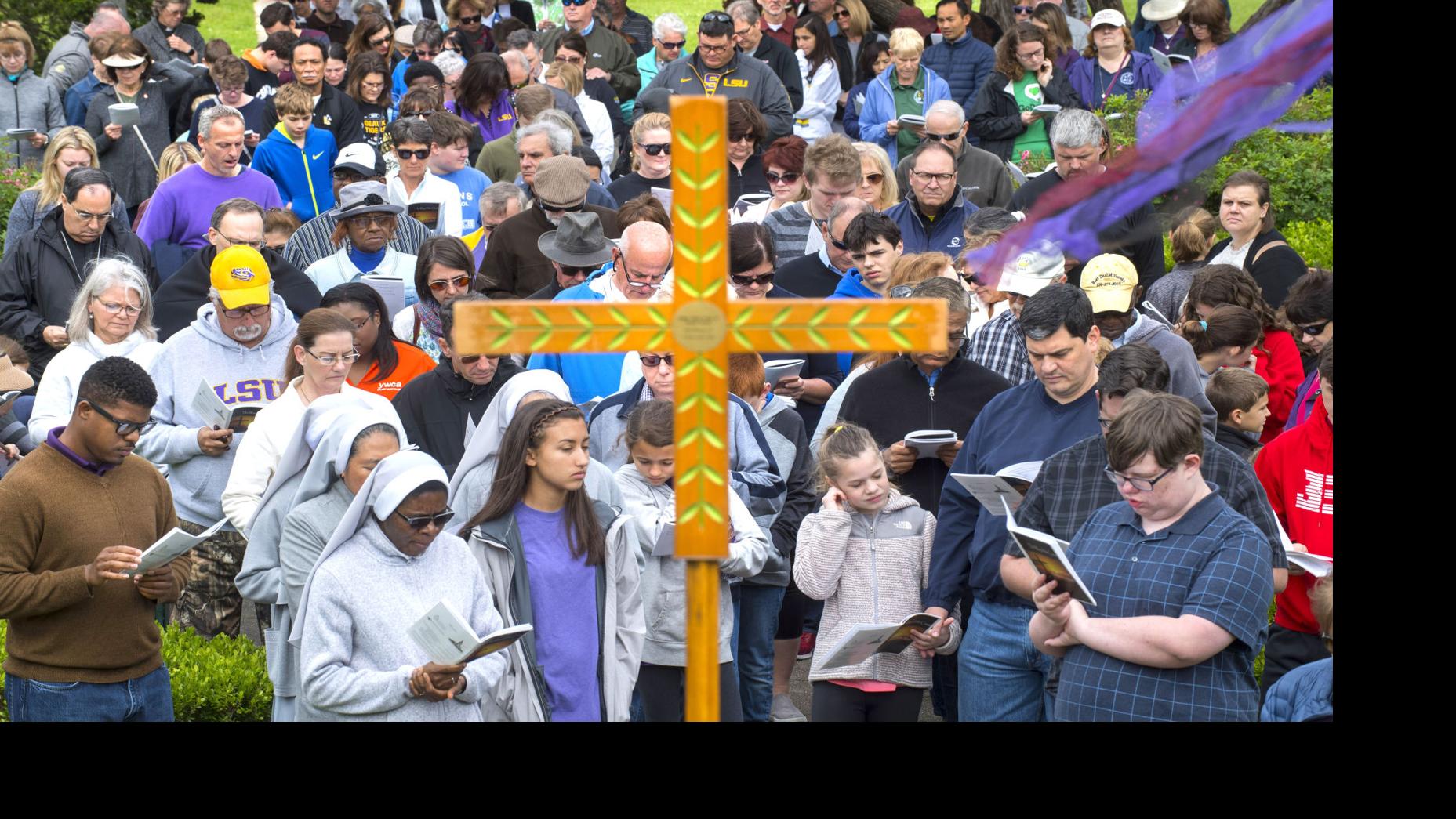 Photos: Baton Rouge's annual downtown Way of the Cross Procession