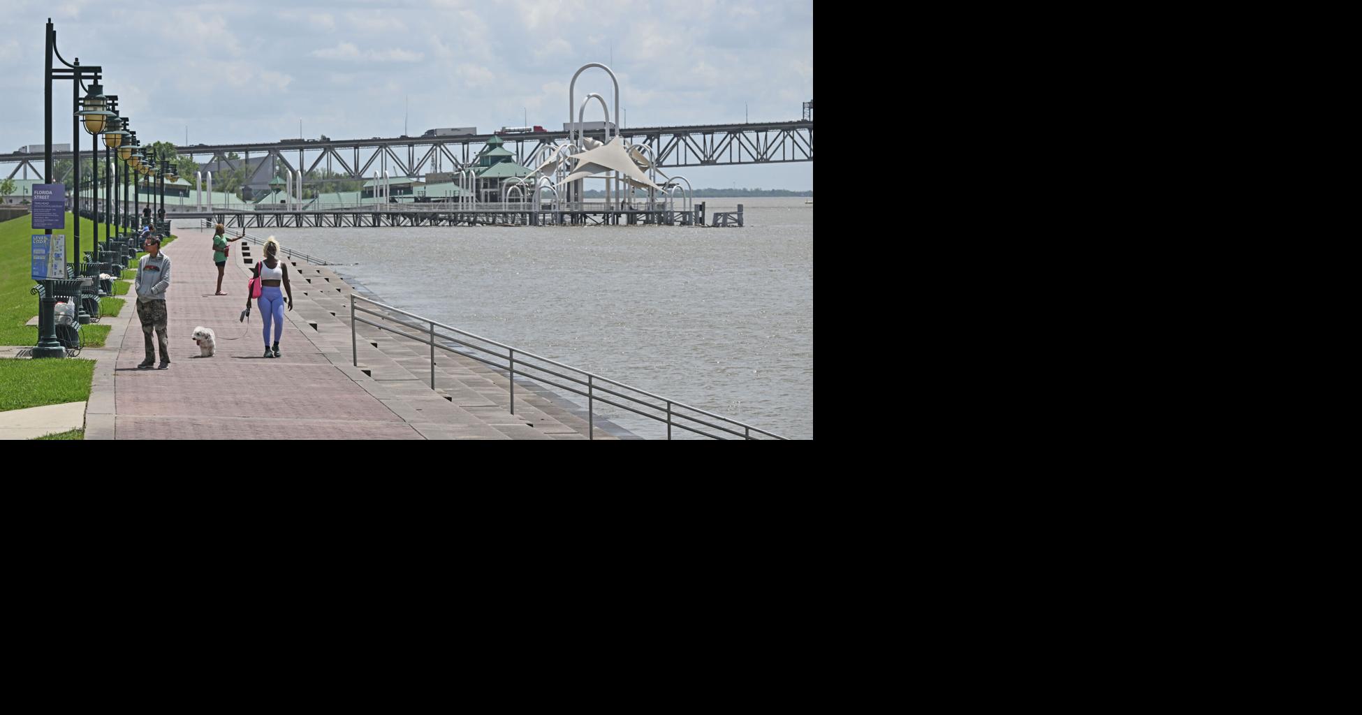 Photos: The Mighty Mississippi sits high in Baton Rouge Tuesday afternoon