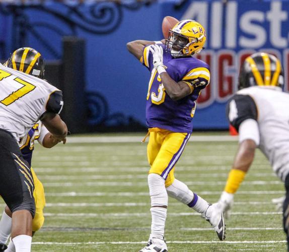 Lutcher quarterback Jontre Kirklin celebrates state title, while St