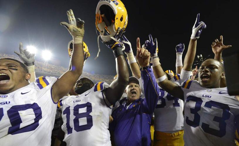 Photos LSU coach Les Miles' top10 wildandcraziest night games in