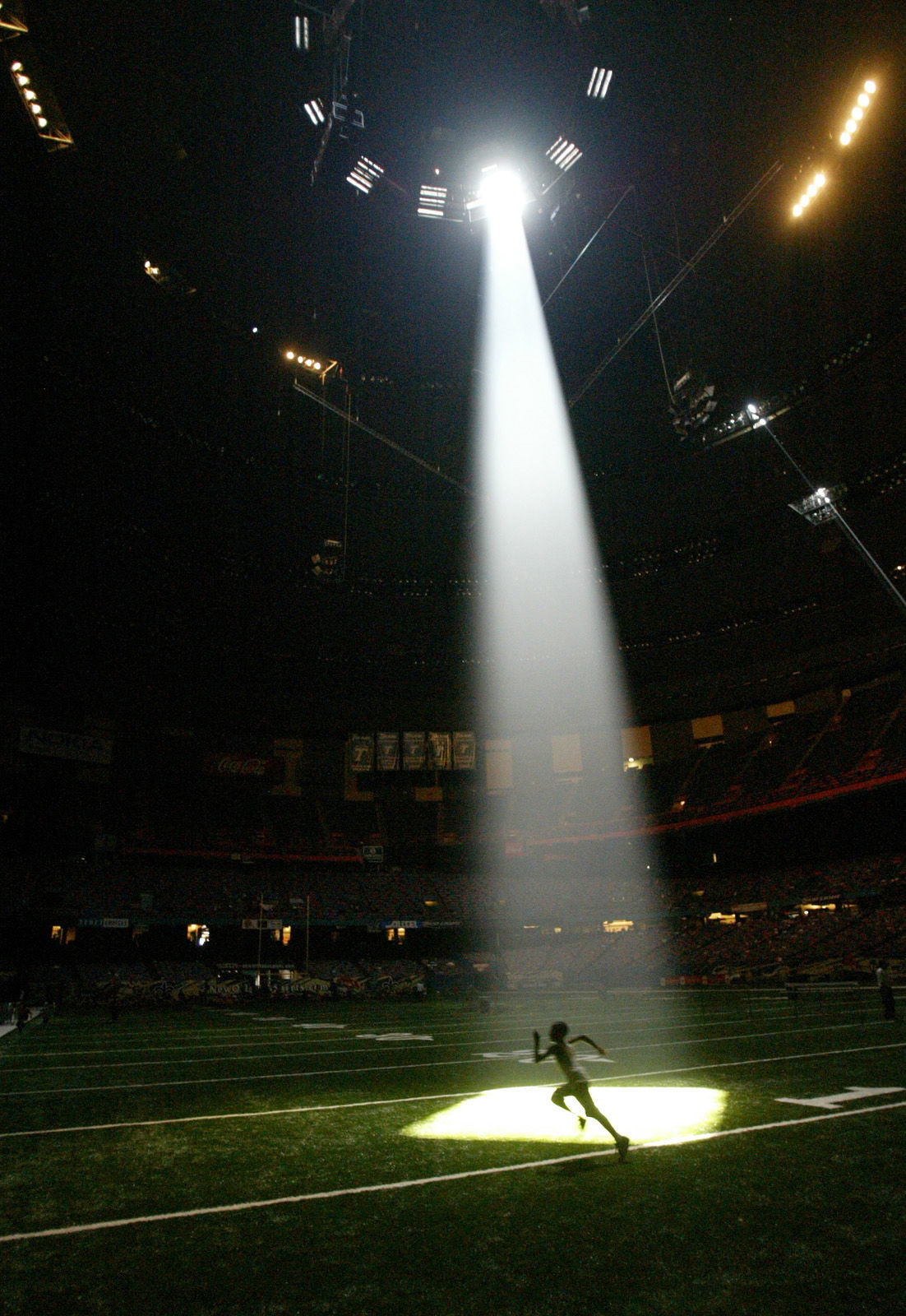 Superdome during Katrina