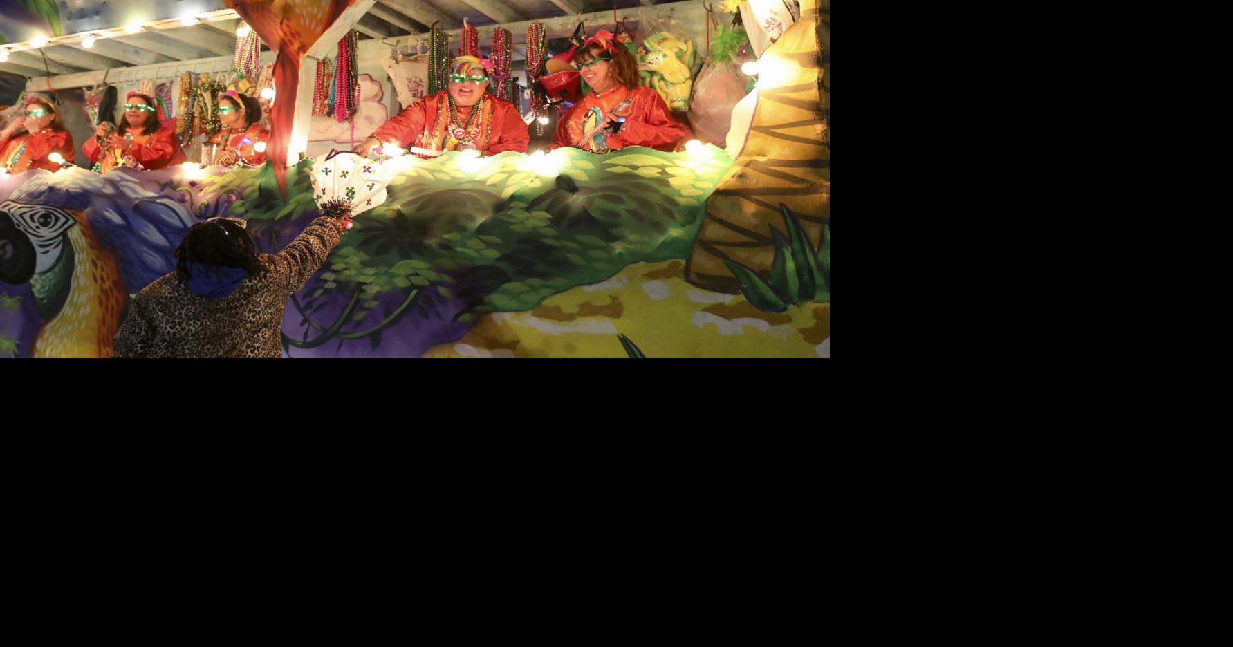 Mambo, Artemis. Baton Rouge Mardi Gras parades this weekend. Mardi