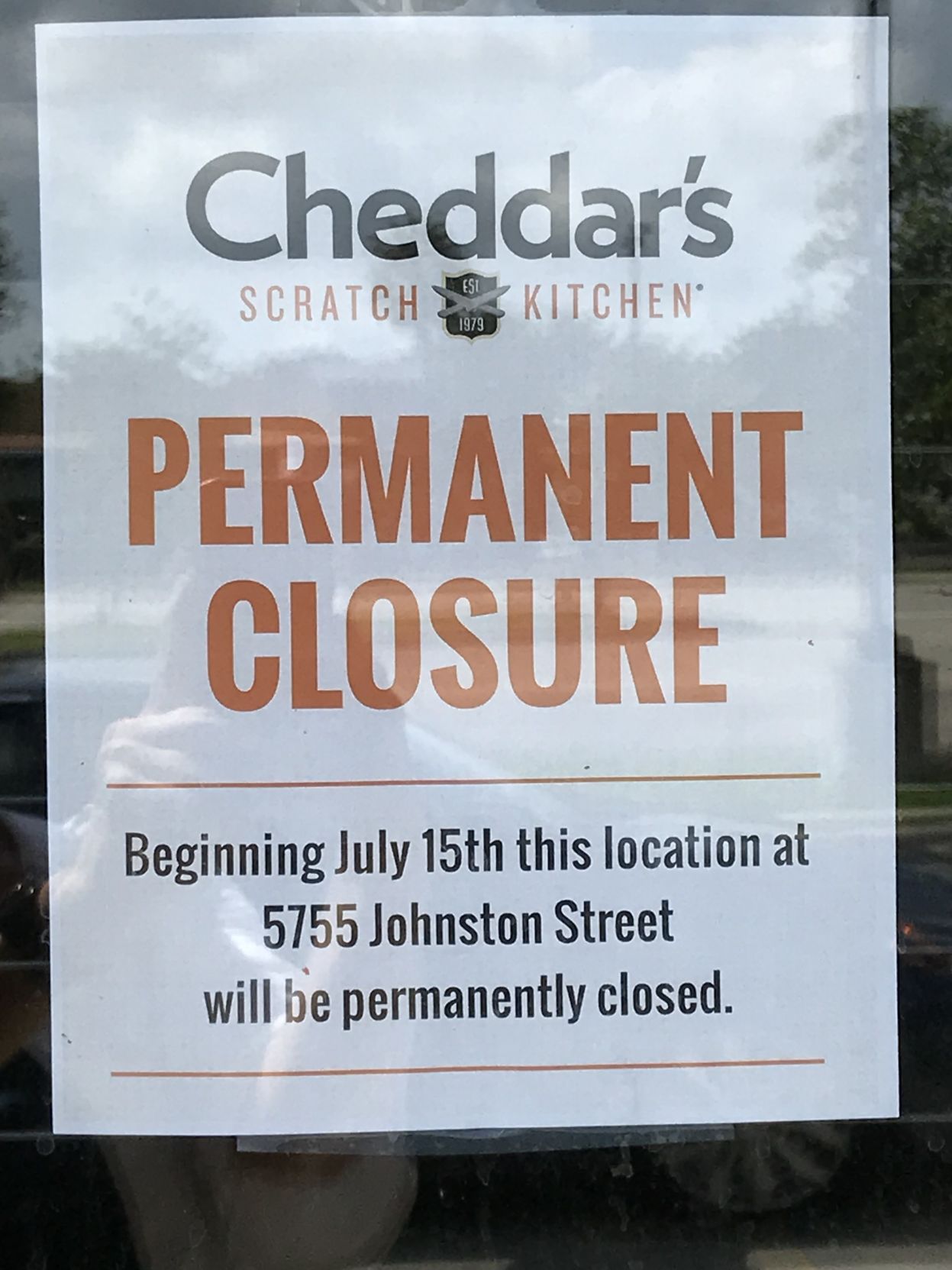 Cheddar s Scratch Kitchen in Lafayette now closed Business