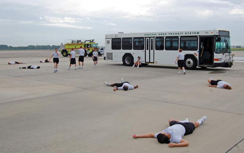 Metro Airport mock disaster drill tests EBR first responders | News ...