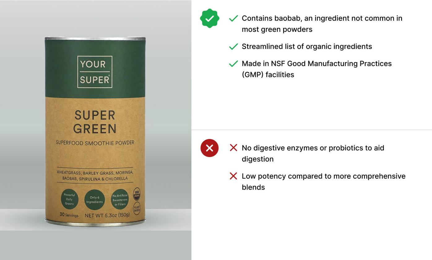 Your Super Green Mix Superfood Powder - 5.3oz : Target