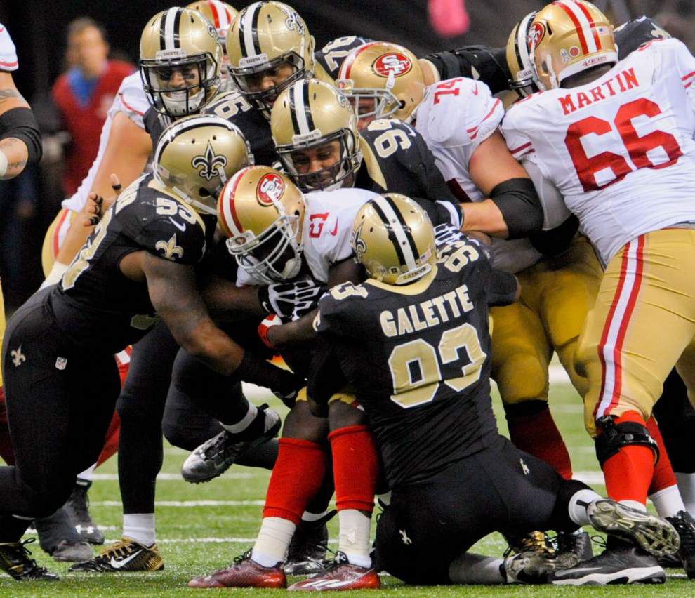 Photos: 49ers vs. Saints, pregame and game action _lowres
