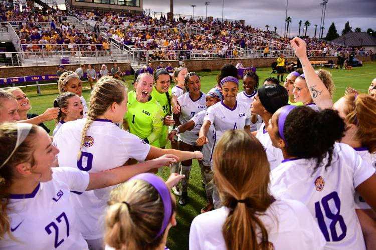No. 6ranked LSU soccer team moves to 800 with win in front of record