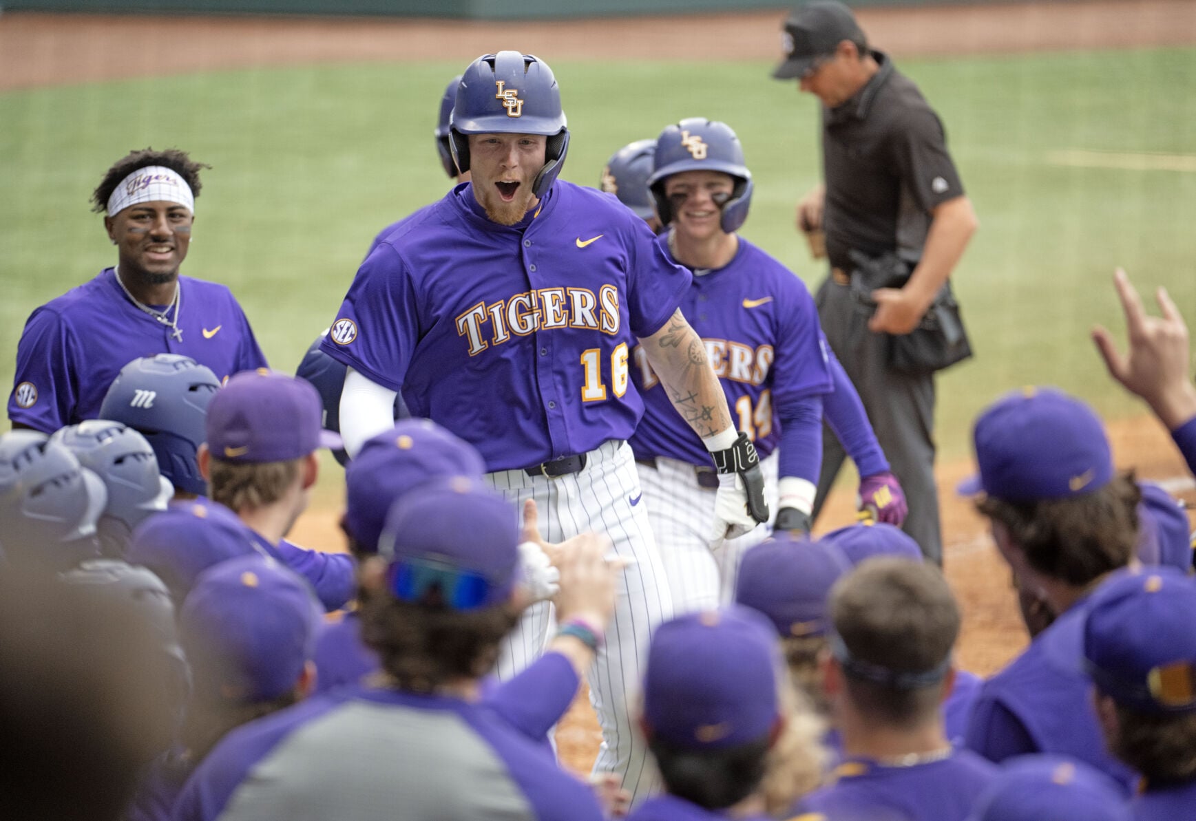 Photos: LSU run rules Southern in Tuesday afternoon matchup at The Box ...