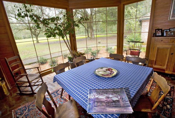 Stash of architectural salvage gives Gonzales home warm, woody feel