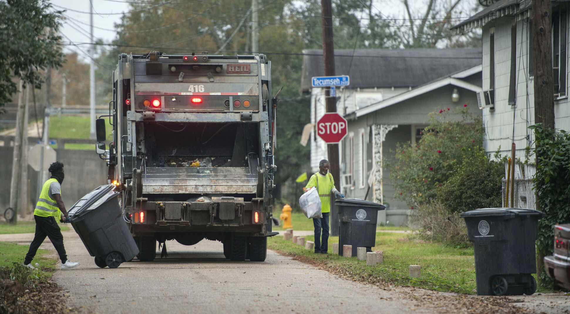 Tree limbs lawn debris pile up across Baton Rouge Baton Rouge