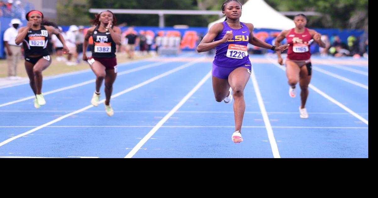LSU sprinter Favour Ofili sets collegiate record while winning 200 ...