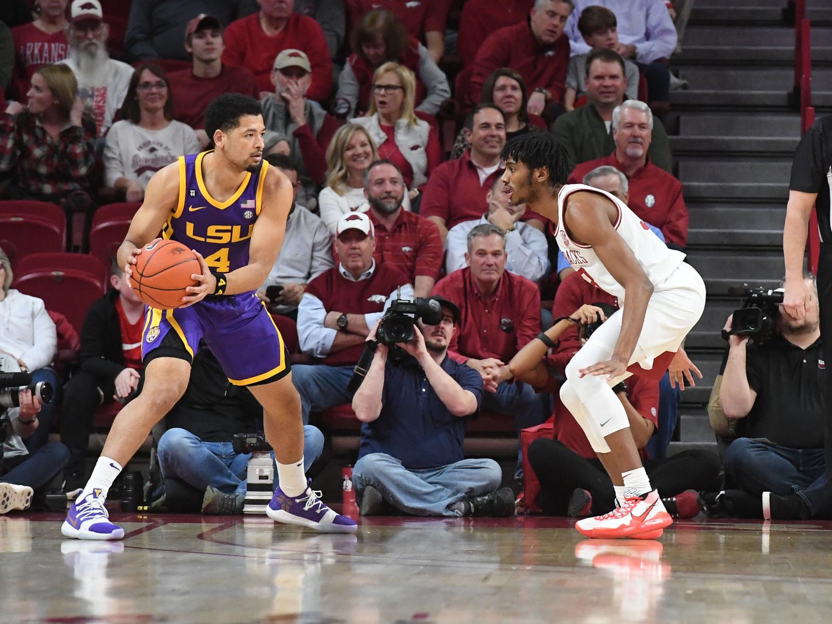 A Common Theme Defense Again Lets Lsu Basketball Team Down In Frustrating Loss At Arkansas Lsu Theadvocate Com