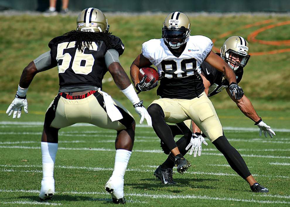 Video: Injuries were the talk of Saints' Monday practice _lowres