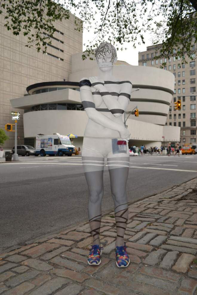 Body paint artist blends models into NYC landmarks Nation World