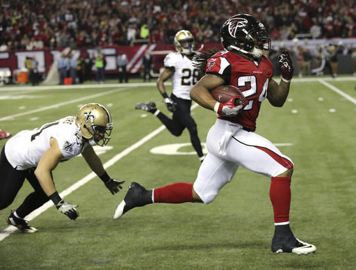 Saints at Falcons