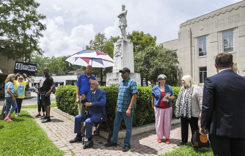 'The Confederacy has surrendered' Mouton statue will be removed from