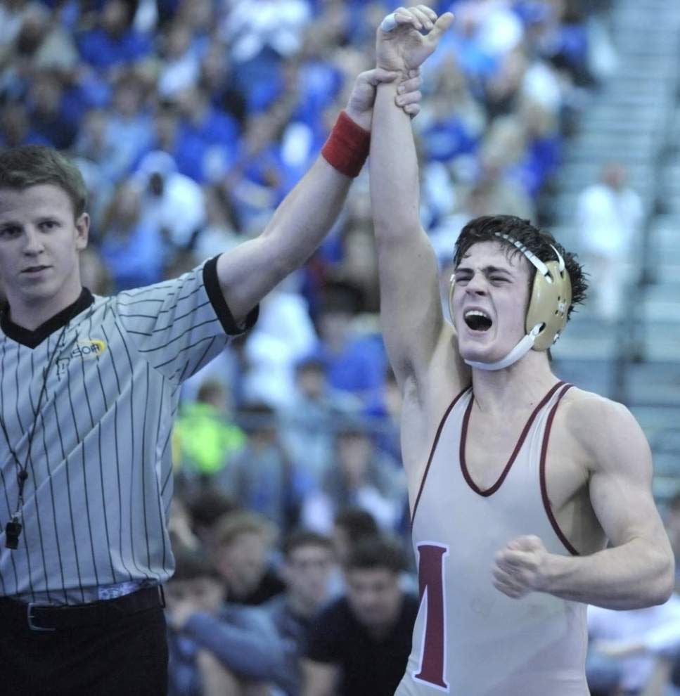Video: Brother Martin wins its third consecutive state wrestling title _lowres