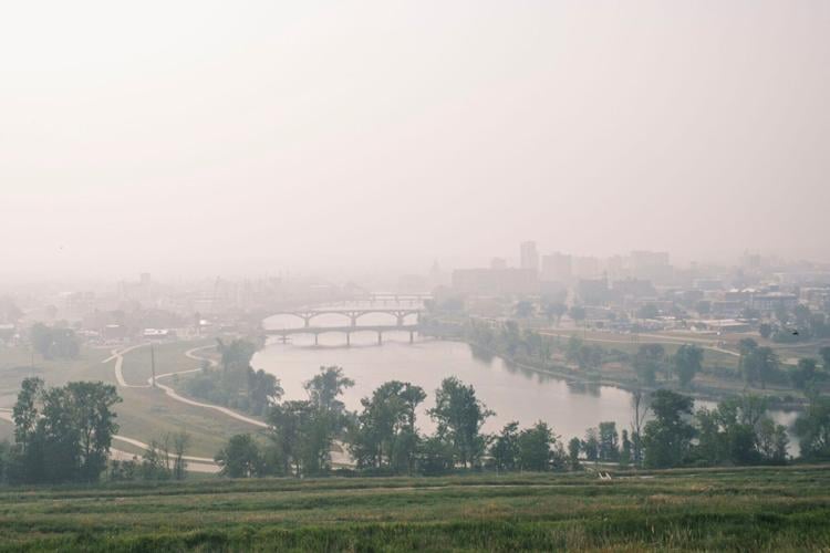 Canadian wildfire air pollution