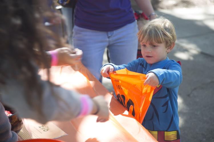 Photos Children trick or treat among the notsoscary wild things in