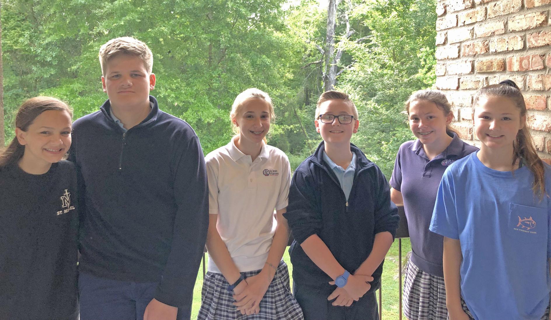 St. Jean Vianney School students are among winners in Law Day