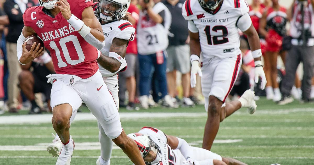 Razorbacks rout Red Wolves in first-ever meeting | Sports | thecabin.net