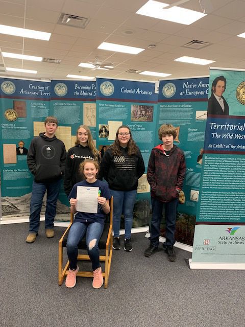 Arkansas History At Conway Junior High School Vanburen Thecabin Net