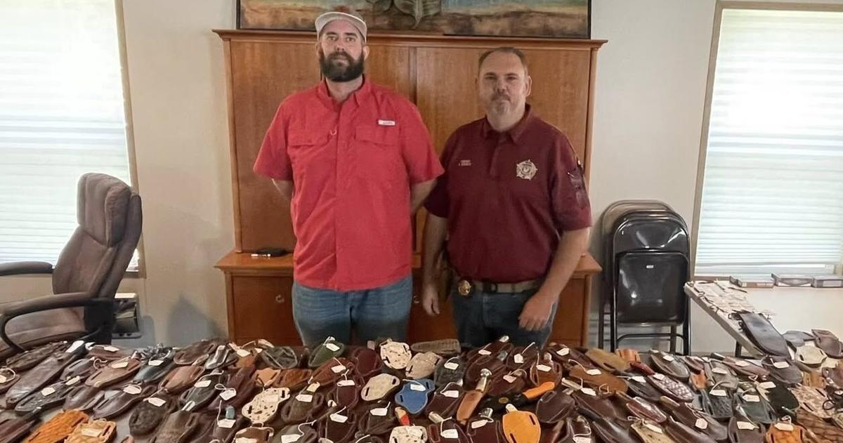 Investigator recovers over 200 stolen knives