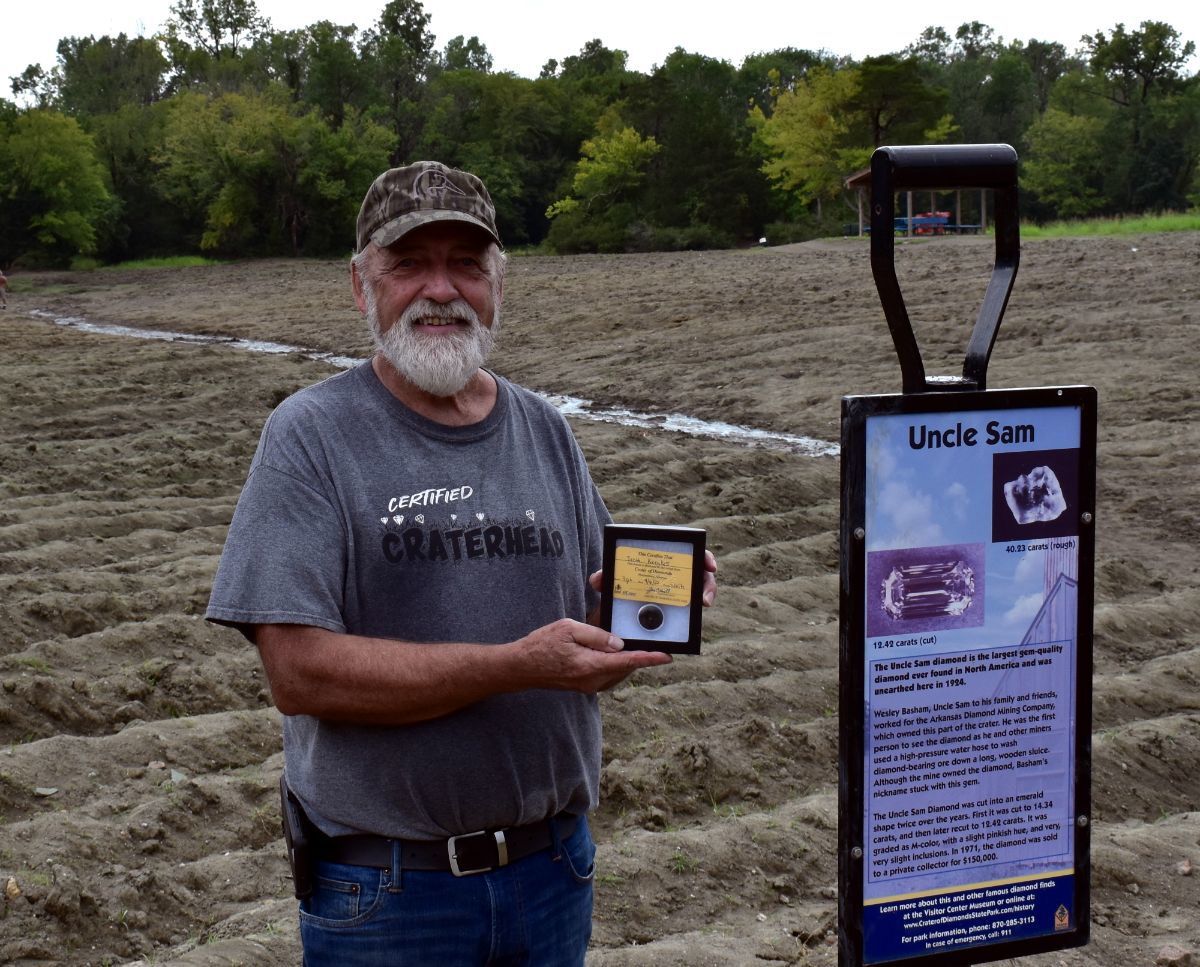 Visitor finds 35,000th diamond at Crater of Diamonds since 1972