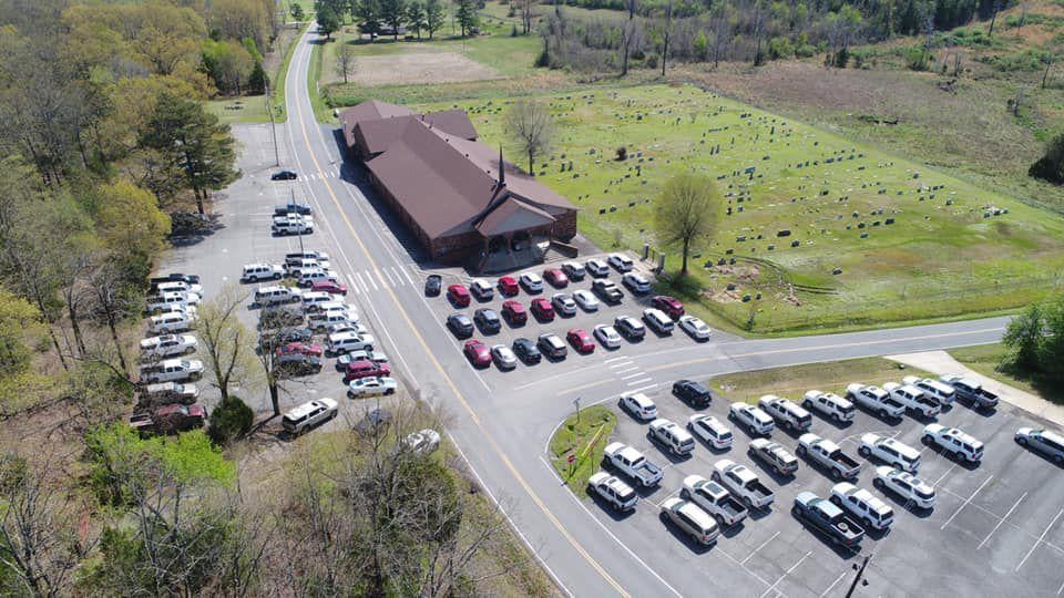 Church converts parking lot into 'drivein' worship area News