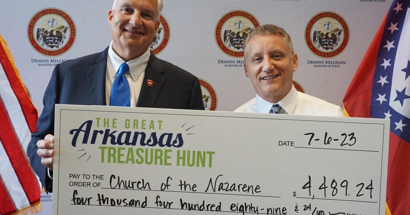 Nazarene Church claims $4,400 in Great Arkansas Treasure Hunt - Vimarsana News