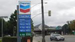 Gas Prices at Chevron Station in Simi Valley
