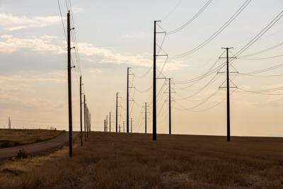 FILE - Colorado Power Lines