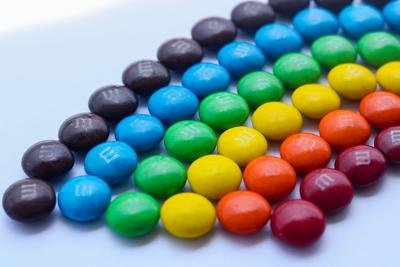 FNF TCS food color dye candy M&M's