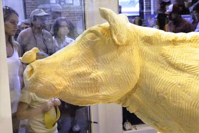 FILE – Illinois State Fair Butter Cow